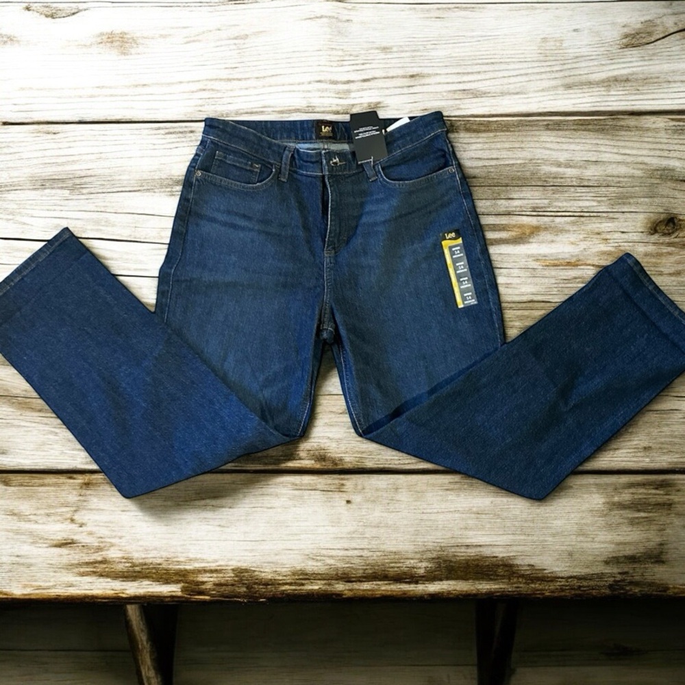 Lee Blue Slim Straight Jeans Classic Style